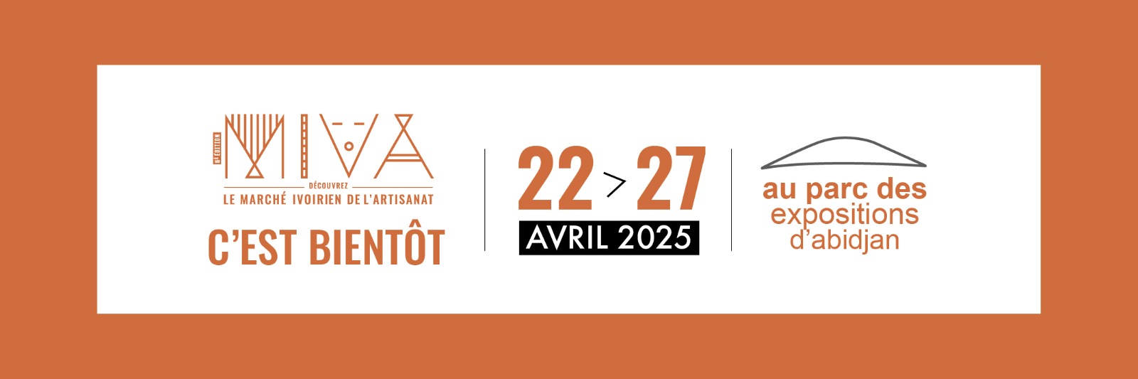 AFFICHE DE La 6ème édition du Marché Ivoirien de l'Artisanat